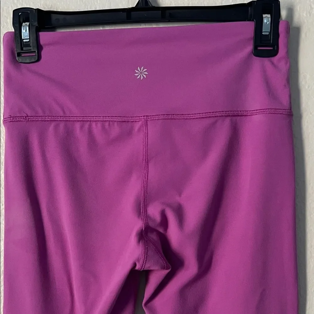 Like New! Athleta High-Waisted Leggings Purple in Size S